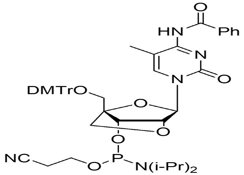 5'-ODMT-LNA N-Bz-5-Me cytidine amidite  